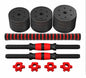 Adjustable And Removable Rubber-coated Cement For Household Fitness Dumbbells